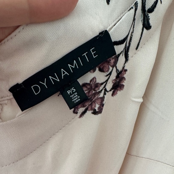 Dynamite Light Pink Floral Jumpsuit - Picture 5 of 8